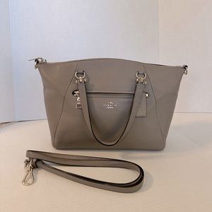 Coach Tan Crossbody/Handbag - image 1